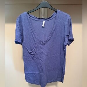 Z Supply Blue Short Sleeve Relaxed T-Shirt